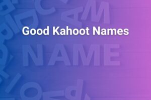 good kahoot names