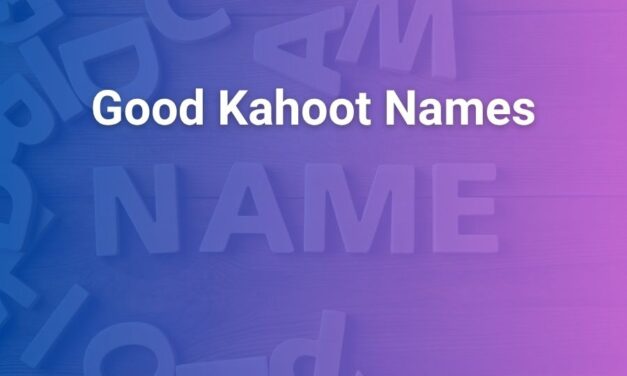 Good Kahoot Names That Will Make You Stand Out in Every Game