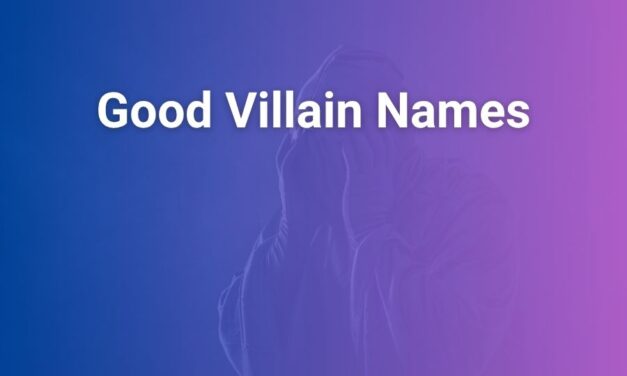 Good Villain Names That Convert Readers