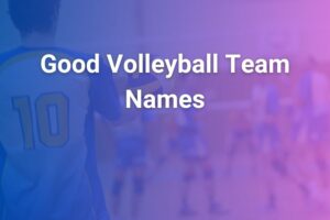 good volleyball team names