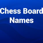 Chess Board Names Explained