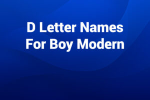 d letter names for boy modern