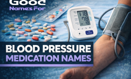 Blood Pressure Medication Names and Uses Guide