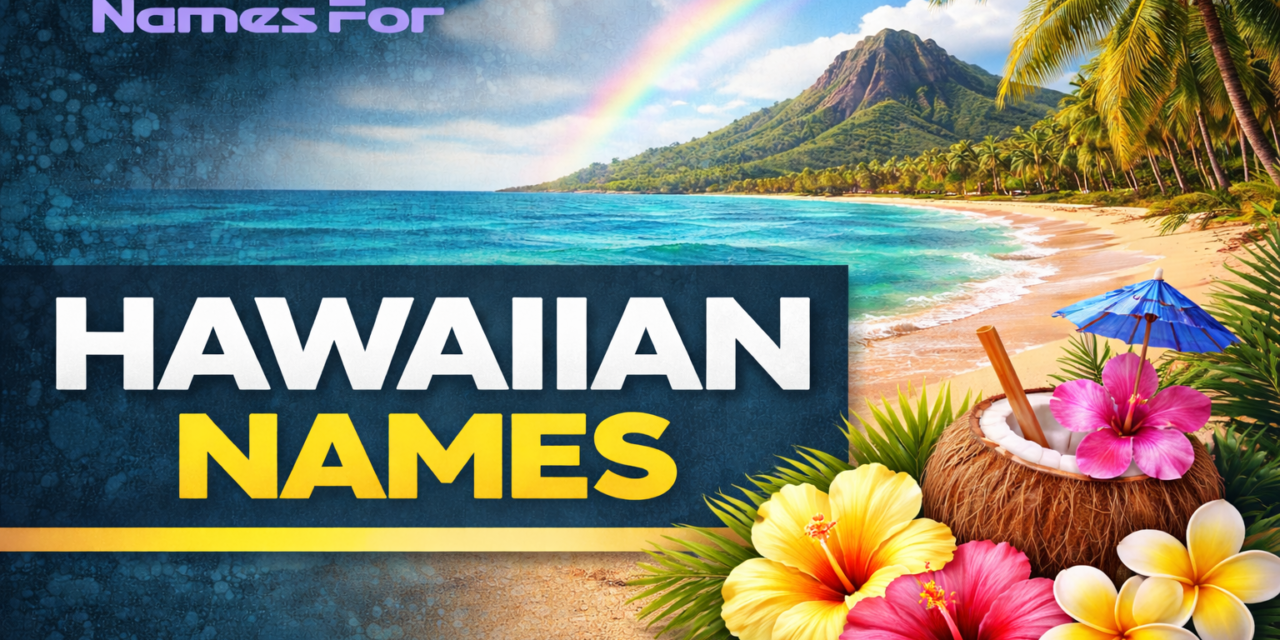 Hawaiian Names With Meanings and Cultural Origins